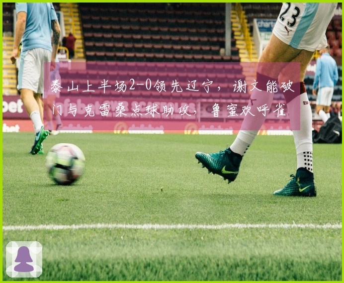 泰山上半场2-0领先辽宁，谢文能破门与克雷桑点球助攻，鲁蜜欢呼雀跃